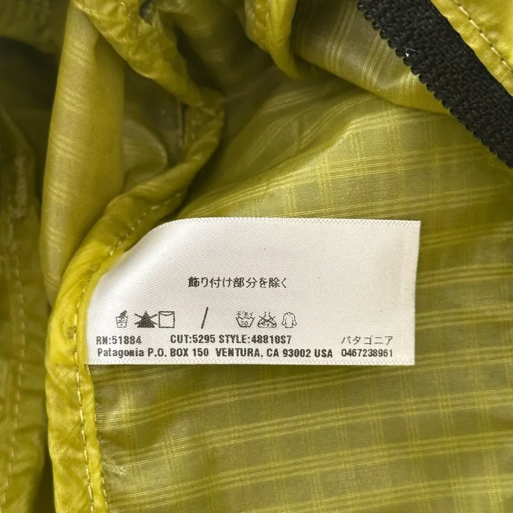 Y2K Vtg Patagonia Lime Green Packable Courier Bag Purse Convertible Tote Strap